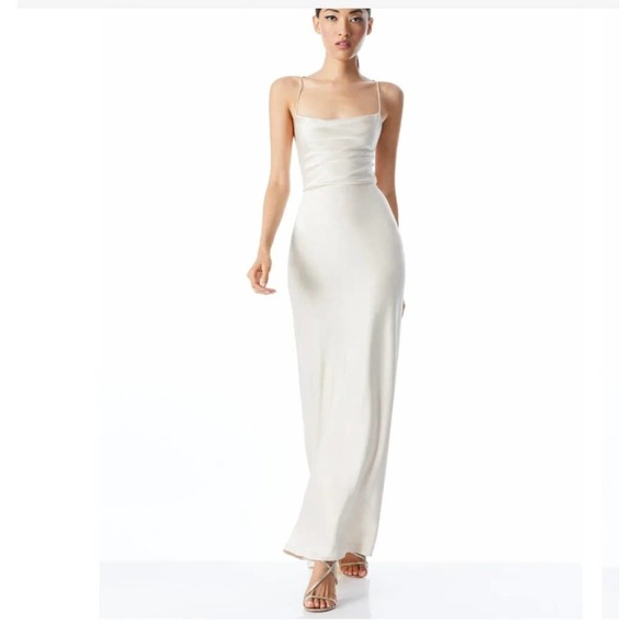 Alice and olivia Montana maxi lace‎ up gown - Picture 3 of 10